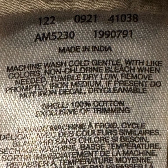 Columbia Men’s 8” Khaki Washed Out Cargo Shorts Size 32 - Picture 8 of 8